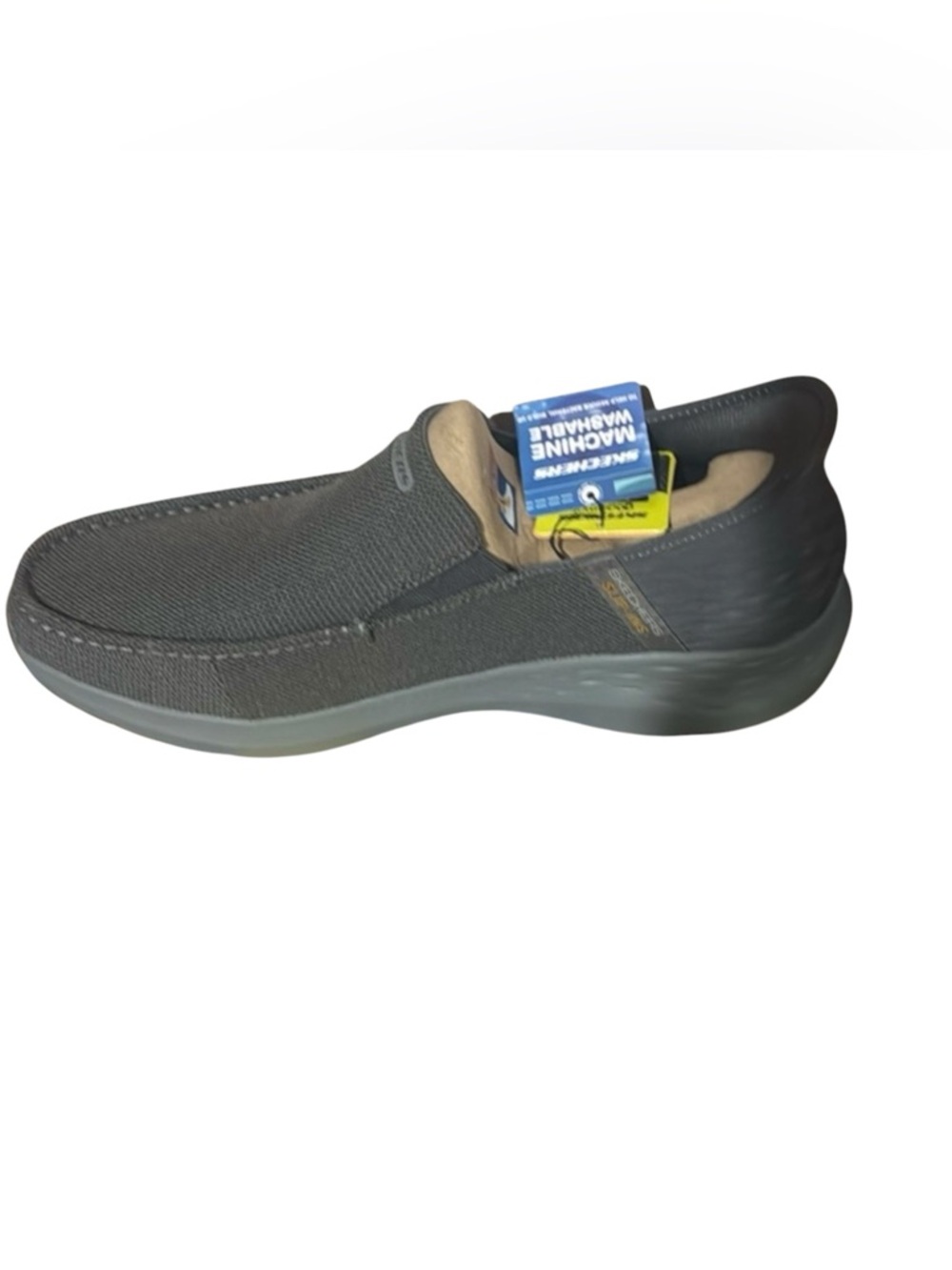 Skechers Charcoal Slip-On Men's Loafers